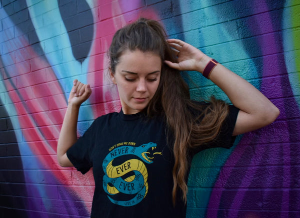 "NEVER, EVER, EVER GIVE IN"- Unisex T-Shirt